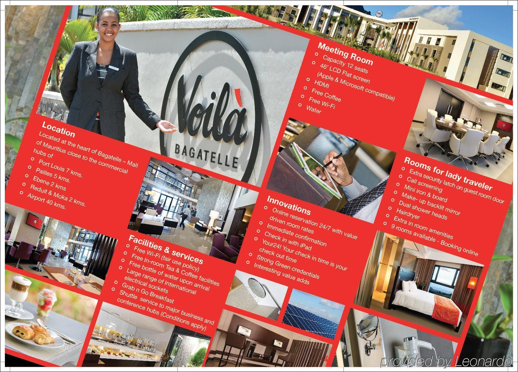Voila Bagatelle Hotel Moka Eksteriør billede